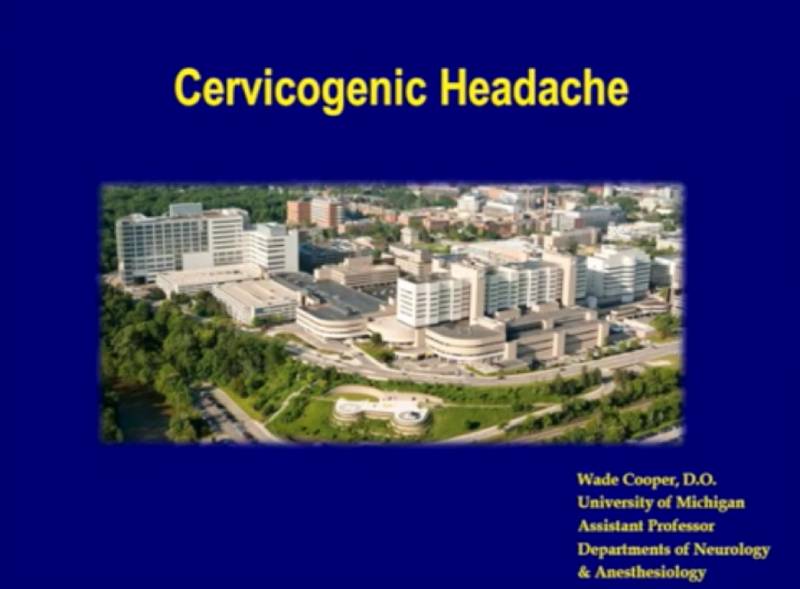 cervicogenic headache graphic