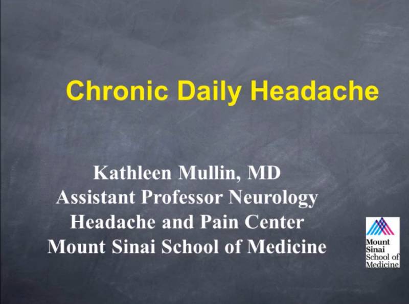 chronic daily headache