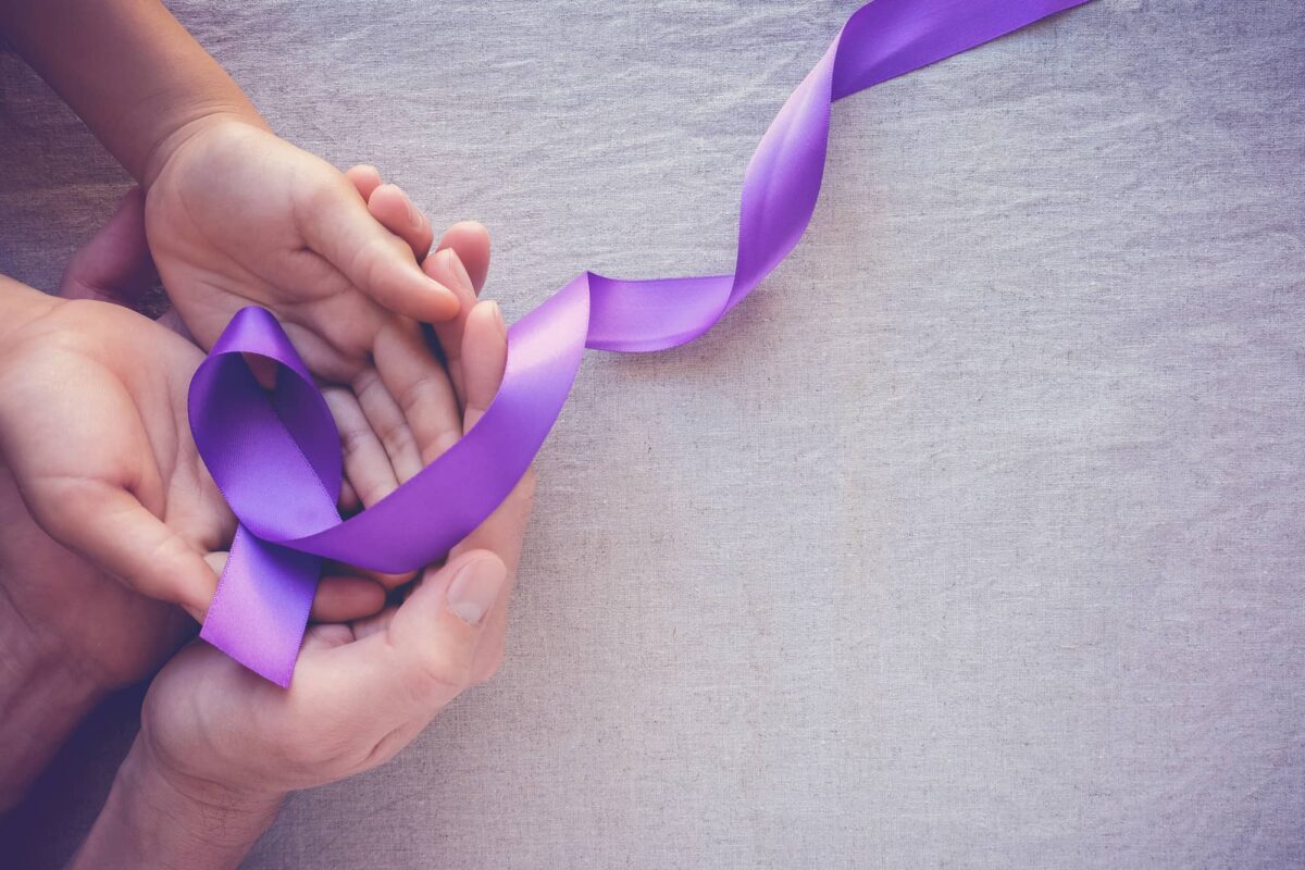 purple ribbon