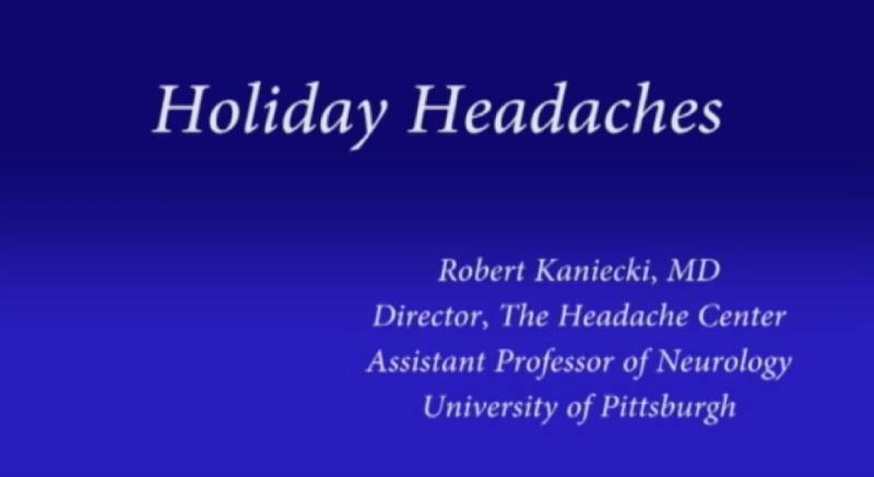 holiday headaches graphic