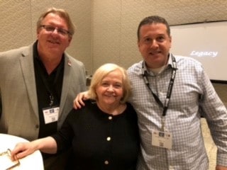 Dr. Fred Freitag, Mary Franklin, and Dr. George Nissan