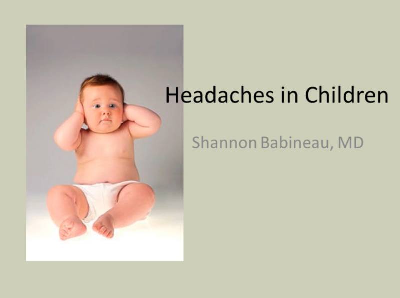 pediatric headache graphic